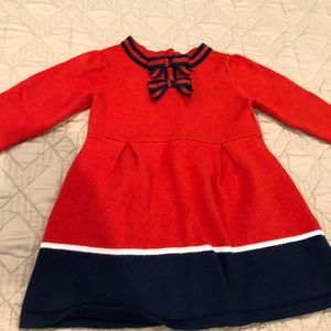 Janie & Jack Red & Blue Dress